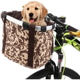 thumbnail image 1 of Front Bicycle Basket, Foldable Front Bicycle Basket Detachable Multipurpose Bicycle Basket Waterproof Storage Basket Metal Aluminum Frame Organizer for Shopping, Commuting, Camping and Outdoor, 1 of 6