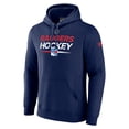 thumbnail image 2 of Men's Fanatics  Navy New York Rangers Authentic Pro Pullover Hoodie, 2 of 3