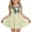 Army Green, variant on Vornjynx Girls Flare Dress Cute Bowknot Sleeveless Crew Neck Summer Casual Breathable Dress Yellow Size 5t