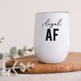 thumbnail image 3 of Koyal Wholesale 21st Birthday Wine Tumbler with Lid 12oz Stemless Stainless Steel Insulated Legal AF Travel Wine Tumbler, 3 of 5
