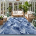 thumbnail image 2 of Area Rugs 4'x6'. Blue Fish Coastal Carpet Runner Indoor Outdoor Rugs Home Decor Aesthetic, Watercolor Beach Ocean Nautical Non Slip Mats Washable Accent Rug for Living Room Bedroom, 2 of 8