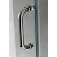 thumbnail image 5 of 72" H x 46" W Framed Hinged Shower Door Chrome w/ Port 36 x 48" Shower Base, 5 of 5
