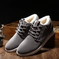 thumbnail image 2 of Xiaoxatg Winter Men's Boots Velvet Thickening Warm Casual Hiking Shoes for Men - for Outdoors and Everyday Wear 7.5 Grey, 2 of 4