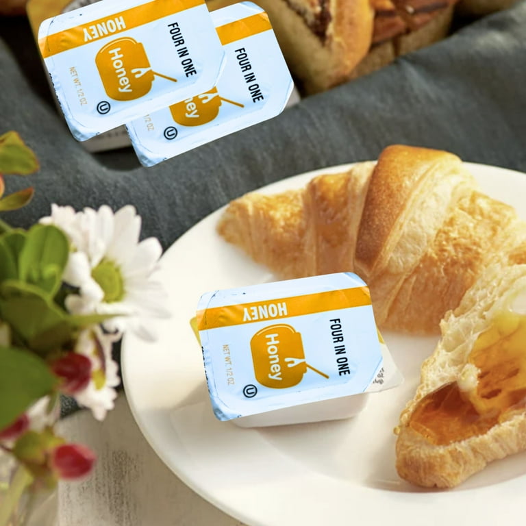 Pure Honey Packets – 50 Count, 0.5 oz Each, Single Serve, Kosher