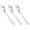 Silver, variant on Eease 6pcs Stainless Steel Sporks Salad Forks Spoon