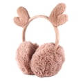 thumbnail image 3 of Hongchegh earmuffs for women winter Reindeer Antlers Foldable Earmuffs Plush Warm Ear Covers Accessories, 3 of 7