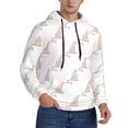 thumbnail image 2 of Goofa Leopard Print for Men's Hooded Sweatshirt - Lightweight Pullover Hoodie with Kangaroo Pocket, Perfect for Everyday Wear-Large, 2 of 7