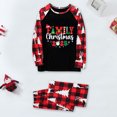 thumbnail image 2 of Birdeem Ensemble de Pyjamas de Noël pour Maman, Blouse à Carreaux pour Femmes, Manches Longues Col Rond, Ensembles de Pyjamas Assortis pour la Famille, Pantalon de Pyjama à Carreaux, 2 of 5