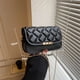 thumbnail image 3 of Nuevo bolso de hombro con cadena, moderno y sencillo, de piel sintética, tipo Joker, pequeño bolso de hombro, color negro, 3 of 5