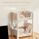 thumbnail image 2 of Estante de almacenamiento con carrito pequeño, mesa móvil para el hogar, estantería organizadora de libros, estante de almacenamiento de cosméticos y refrigerios para estudiantes para mujeres, 2 of 4