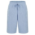 thumbnail image 5 of Long Shorts For Women Loose Fit Everyday Shorts with Drawstring Waist And Easy Pairing for Warm Days Weekend Wear Womens Shorts, 5 of 7