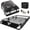 Eagle Pattern, variant on Garvee 54" x 39" Universal Roof Cargo Carrier, 200 lbs Capacity with 15 Cu ft Luggage Bag, Black