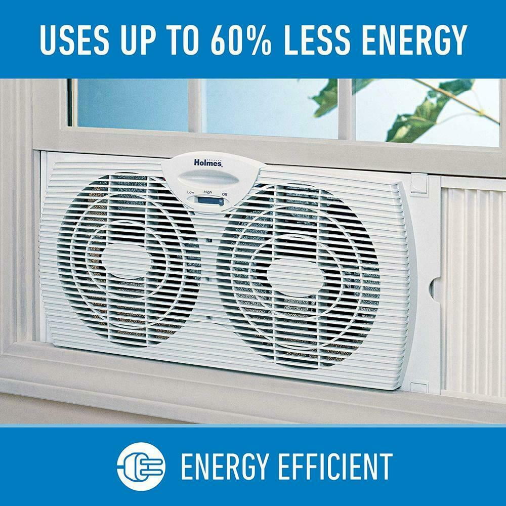 Dual Blade Twin Window Fan
