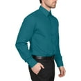 thumbnail image 2 of Berlioni Classic Regular Fit Solid Button Up Long Sleeve Pocket Work Dress Shirt, 2 of 5