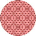 thumbnail image 1 of Ahgly Company Machine Washable Indoor Round Transitional Light Coral Pink Area Rugs, 8' Round, 1 of 7