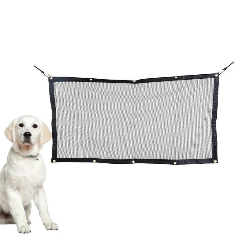 Dog Barrier Car Mesh Pet Net Suv Dogs Pets Fence Backseat Accessories  Divider Separator Pole Universal Stuff Area Ride