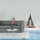 thumbnail image 2 of Figura decorativa de resina con la imagen de un pensador abstracto y un . Escultura coleccionable para dormitorio, cajón, oficina, tienda o esta, 2 of 8