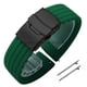 thumbnail image 3 of Correa de reloj de silicona de liberación rápida de 18 mm, 20 mm, 22 mm y 24 mm para Huawei Watch Gt2/3/4 de 46 mm para Fossil y Seiko, correas deportivas de goma, 3 of 5