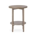 thumbnail image 1 of Forever Eclectic Halo Wood Side Table, Cool Gray, 1 of 3