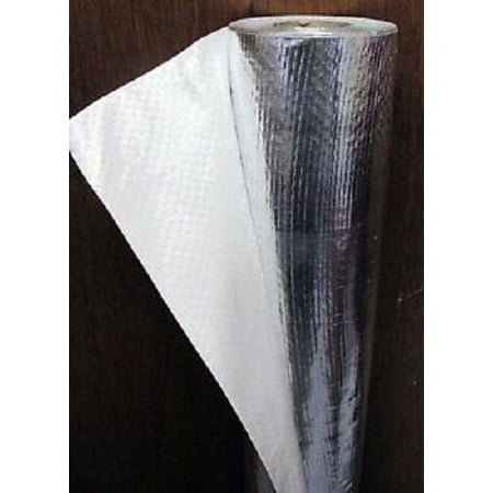4'x50' Solid White Radiant Barrier Solar Attic Foil Reflective Insulation Shield