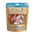 thumbnail image 4 of Dr. Brown's HappyPaci 100% Silicone Baby Pacifier 0-6m, BPA Free, White, Pink, Light Pink, 3 Pack, 4 of 16