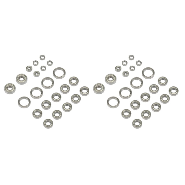 44 Piezas Kit de Rodamiento de Bolas para 1/8 Arrma Kraton Typhon Talion Senton Outcast Notorious 6S BLX RC Piezas de Mejora de Coche