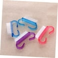 thumbnail image 3 of 5pc Supplies Nail Brushes Men Scrubbers Foot Grip Handle Cleaning Nails Brush Hand Kit Accessories Nailsramdom Scrub Cleaner Mini Manicurists Art Color Stiff Fingernails Design, 3 of 5