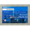 thumbnail image 3 of ArtToFrames 15x10.02 Inch - 38x26 CM Gray Puzzle Frame for 1000 piece Puzzles.1.25 Inch Custom MDF Puzzle Frames, Classic Silver - Comes with Regular Glass, 3 of 6