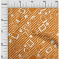 thumbnail image 2 of oneOone Velvet Orange Fabric Kids Sewing Craft Projects Fabric Prints By Yard 58 Inch Wide, 2 of 4