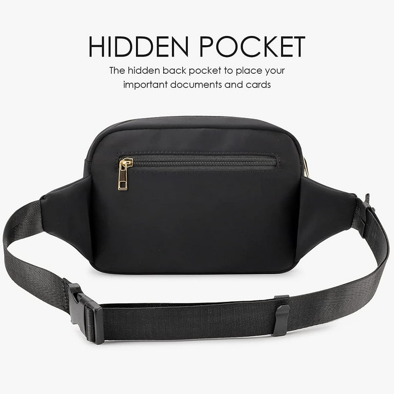 ZORFIN Waterproof Unisex Fanny Pack, Black - Walmart.com ZORFIN Waterproof Unisex Fanny Pack, Black - Walmart.com