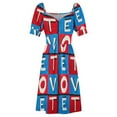 thumbnail image 5 of VOTE! Robe Sans Manches Robe de Plage Robe de Fête de Luxe pour Femme, 5 of 5