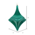 thumbnail image 3 of Vickerman 8" Teal Candy Glitter Drop Christmas Ornament, 3 of 3