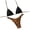 Black #41, variant on Dresfit V Neck High Waisted Bikini Set - Padded Wireless Two Piece Swimsuit for Women Brown S