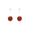 thumbnail image 1 of Pendientes de cereza transparentes de moda coreana para mujer, pendientes bonitos de cerezas de verano para niñas, pendientes sencillos de fiesta de cumpleaños, joyería TUNC Sencillez, 1 of 5