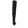 thumbnail image 3 of Time and Tru Women's Faux Suede Western Over The Knee Boots, 3 of 5