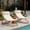 Yellow, variant on MODERNLUXE Outdoor Folding Chair Set of 2, Rattan-Wrapped Patio Chair with Adjustable Backrest, Thick Cushion & Detachable Headrest, Chaise Pool Chairs for Poolside, Beach, Backyard,Decck & Camping