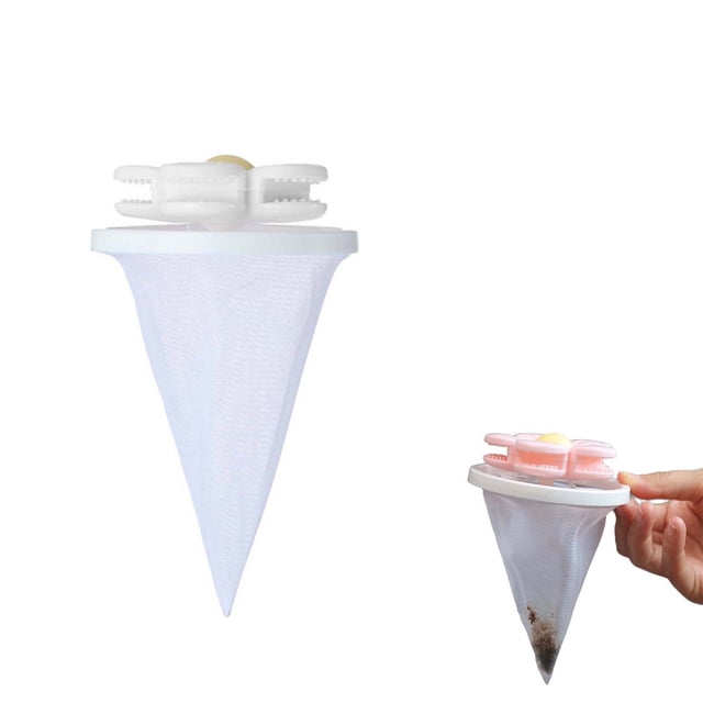 Outdor Floating Hair Filtering Mesh Removal Lint Catcher For Washing Machine Hair Remover For Laundry Reusable Hair Catcher Washer Machine Mesh Laundry Hair Cleaning