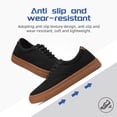 thumbnail image 2 of Adult Platform Canvas Shoes Fashion Men’s Sneakers Classic Non-Slip Low Top Shoes Comfortable Casual Sneakers, 2 of 4