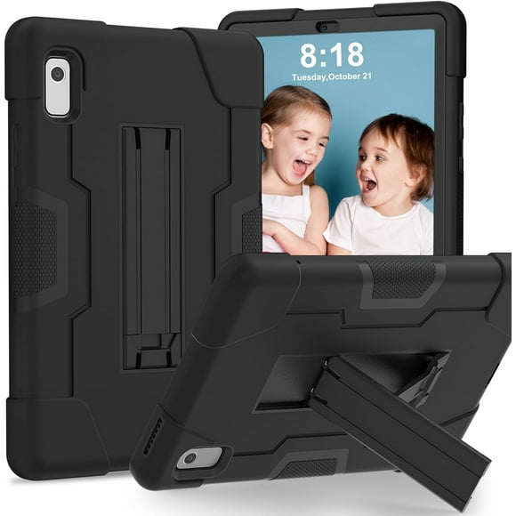 REQO Lenovo Tab M8 4th Gen Case 2023 Release,Kids Friendly Lenovo M8 Tablet 4th Case with Kickstand,Heavy Duty Protective Cover for Lenovo Tab M8 4th Gen Case 8.0 Inch (TB300FU/TB300FX)- Black