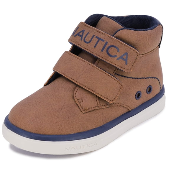 Nautica Kids chukka Boot Boys Adjustable Strap Dress Bootie-Pierson Toddler-Tan-10