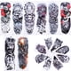 thumbnail image 1 of Tatuajes Temporales De Manga Completa, Fácil De Usar Fácilmente Uso Ampliamente Uso Fácil De Eliminación De La Media Manga Temporal Tatuaje Impermeable Total 16 Hojas Para, 1 of 7