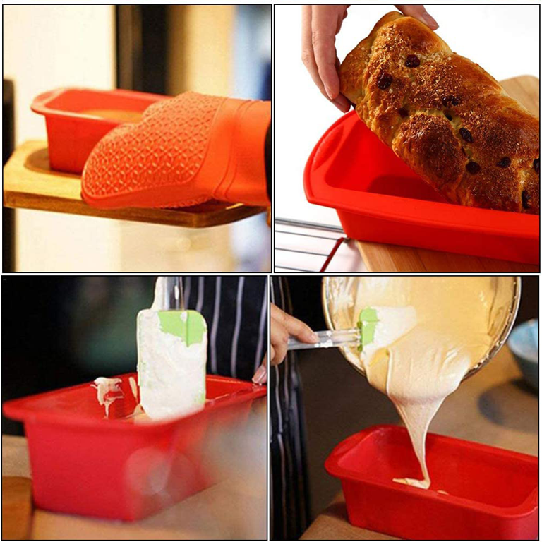 Silicone Bread and Loaf Pans Non-Stick Silicone Baking Molds 