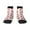 2 Black-1, variant on Strawberry Pattern Quarter Crew Socks,Toe Seamed Ankle Socks,Cotton Cushioned Breathable Athletic Crew Sports Socks