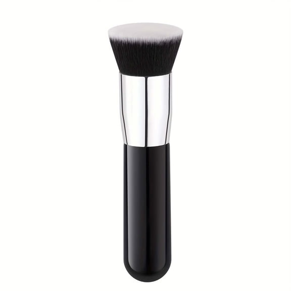 Tuscom 5Pcs Large Flat Top Foundation Brush - Soft Kabuki Makeup Brush for Liquid & Cream, Seamless Face Beauty Blending Tool, Professional Makeup Brushes Accessories