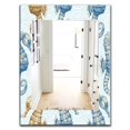thumbnail image 3 of DESIGN ART Designart 'Costal Creatures 17' Traditional Mirror - Vanity Printed Mirror 23.7 in. wide x 31.5 in. high, 3 of 5