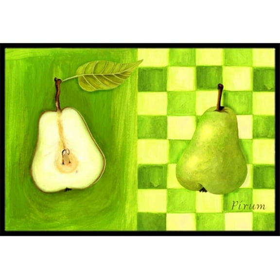 Pear by Ute Nuhn Indoor or Outdoor Mat 24 x 36