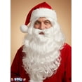 thumbnail image 3 of PMU Christmas Celebration Costume Party Santa Wig Beard Sets Mens - Props and Party Supplies for Plays, Festivals, Photo Shoots - Red and White (3/Pkg) Pkg/1, 3 of 6
