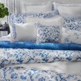 thumbnail image 3 of Laura Ashley Charlotte Comforter Set, Twin, Blue, 3 of 5