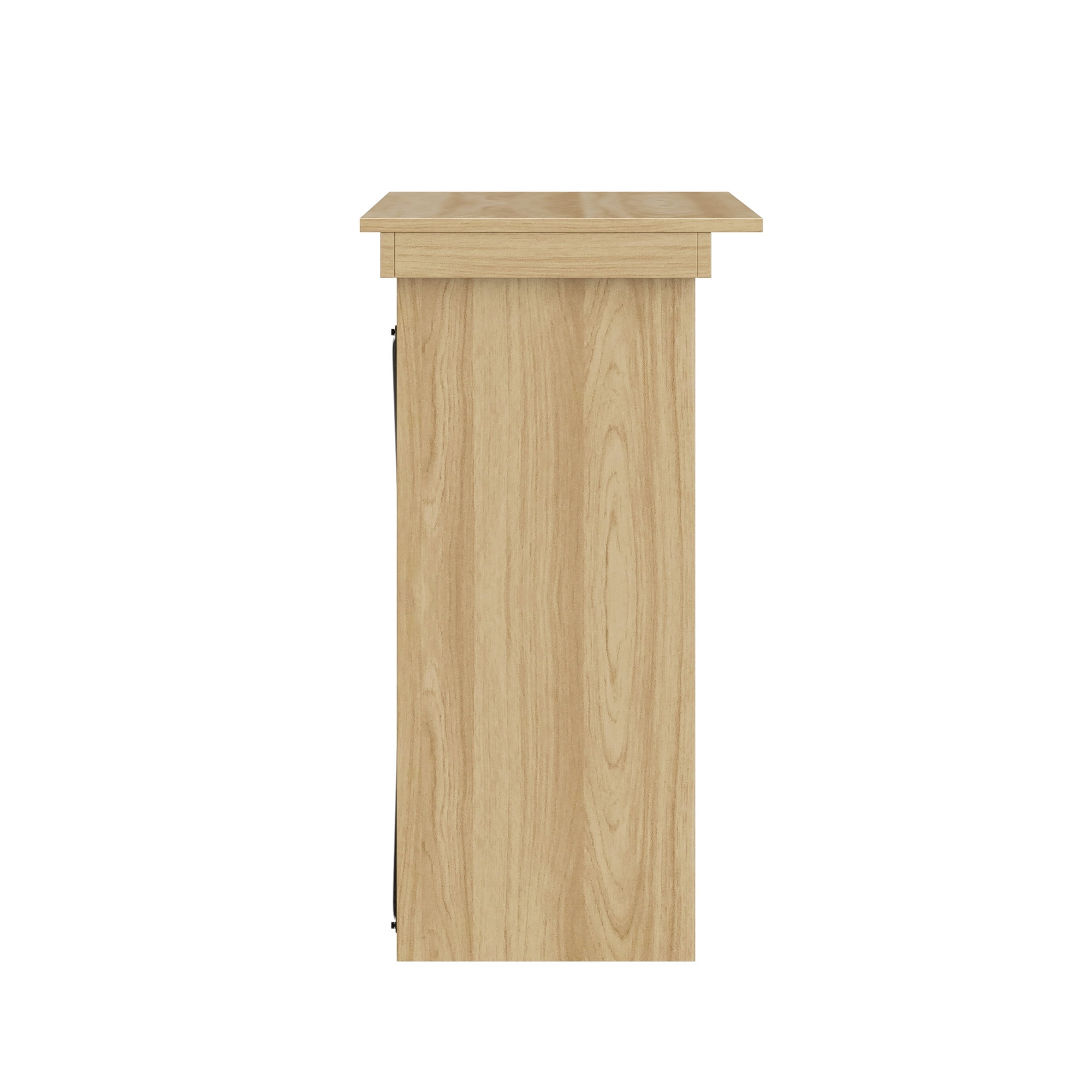 Mainstays Ardent No Tools Small Space Writing Desk, Euro Oak