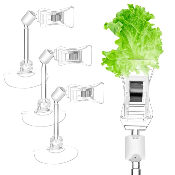 FRCOLOR  3 Pcs Suction Cup Aquarium Lid Clips Fish Tank Veggie Cups With Transparent